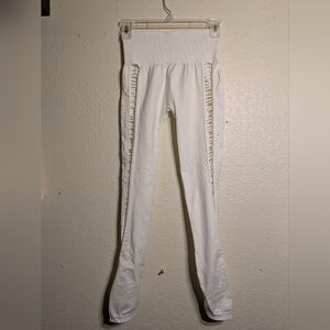 Nova Sport Size Small White High-Waisted Leggings